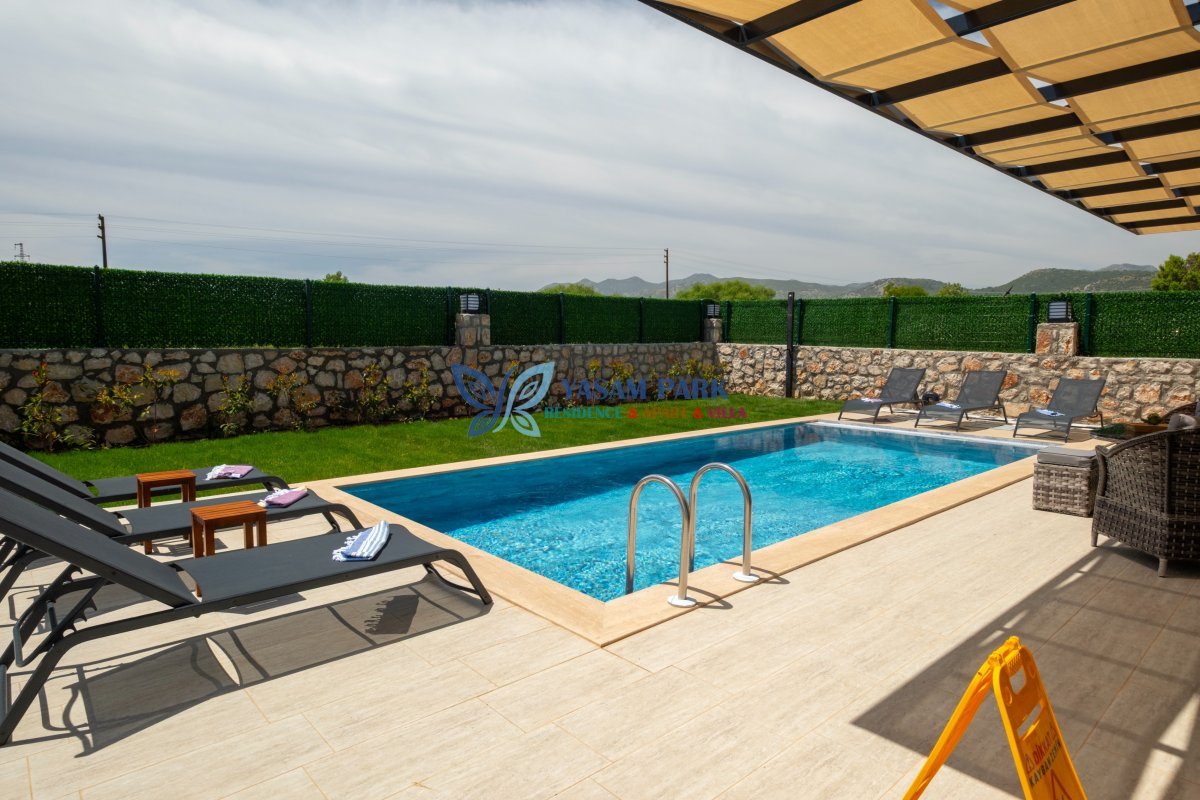 Villa Adada, Seydikemer, 6 Kişilik, Özel Yüzme Havuzlu