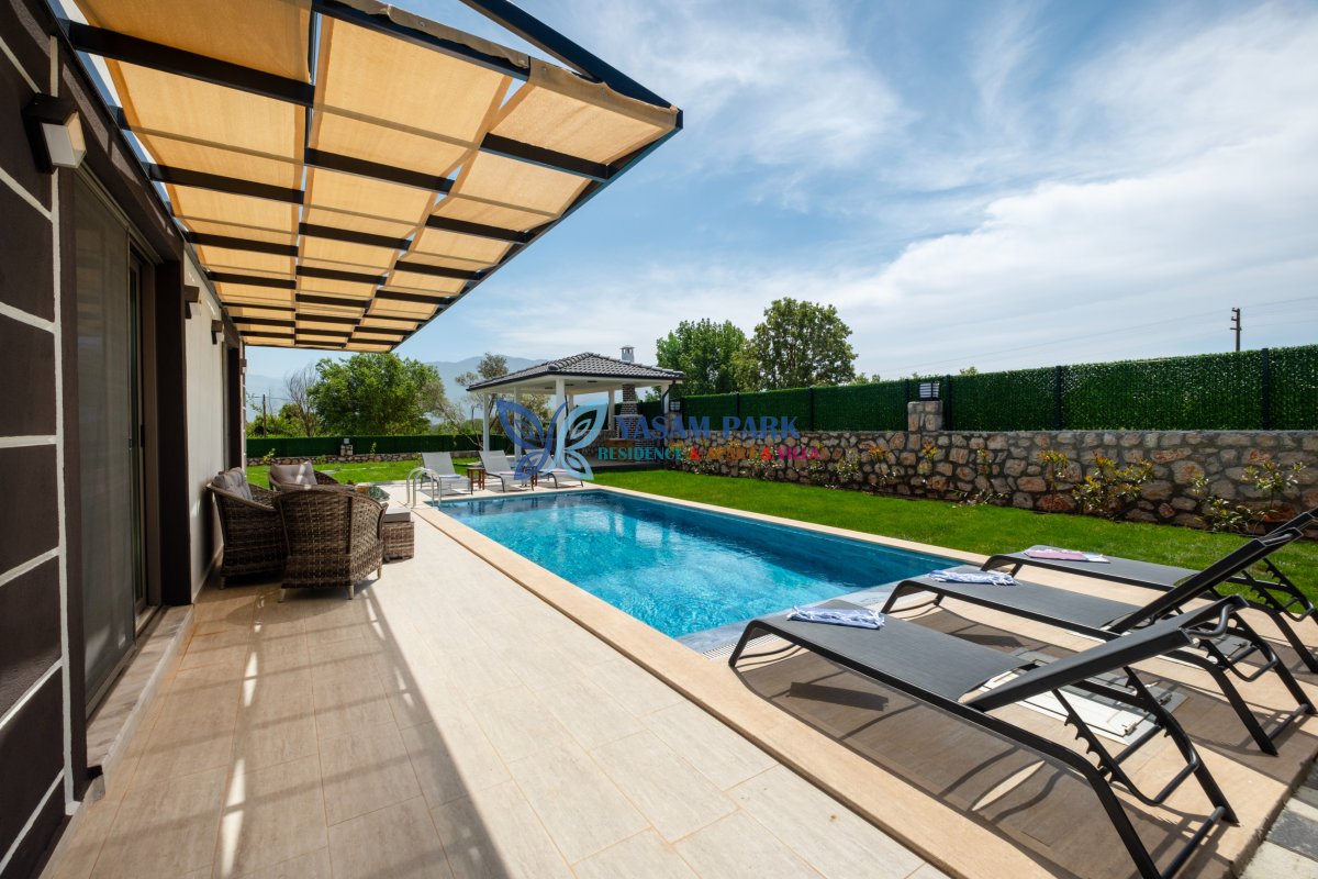 Villa Adada, Seydikemer, 6 Kişilik, Özel Yüzme Havuzlu
