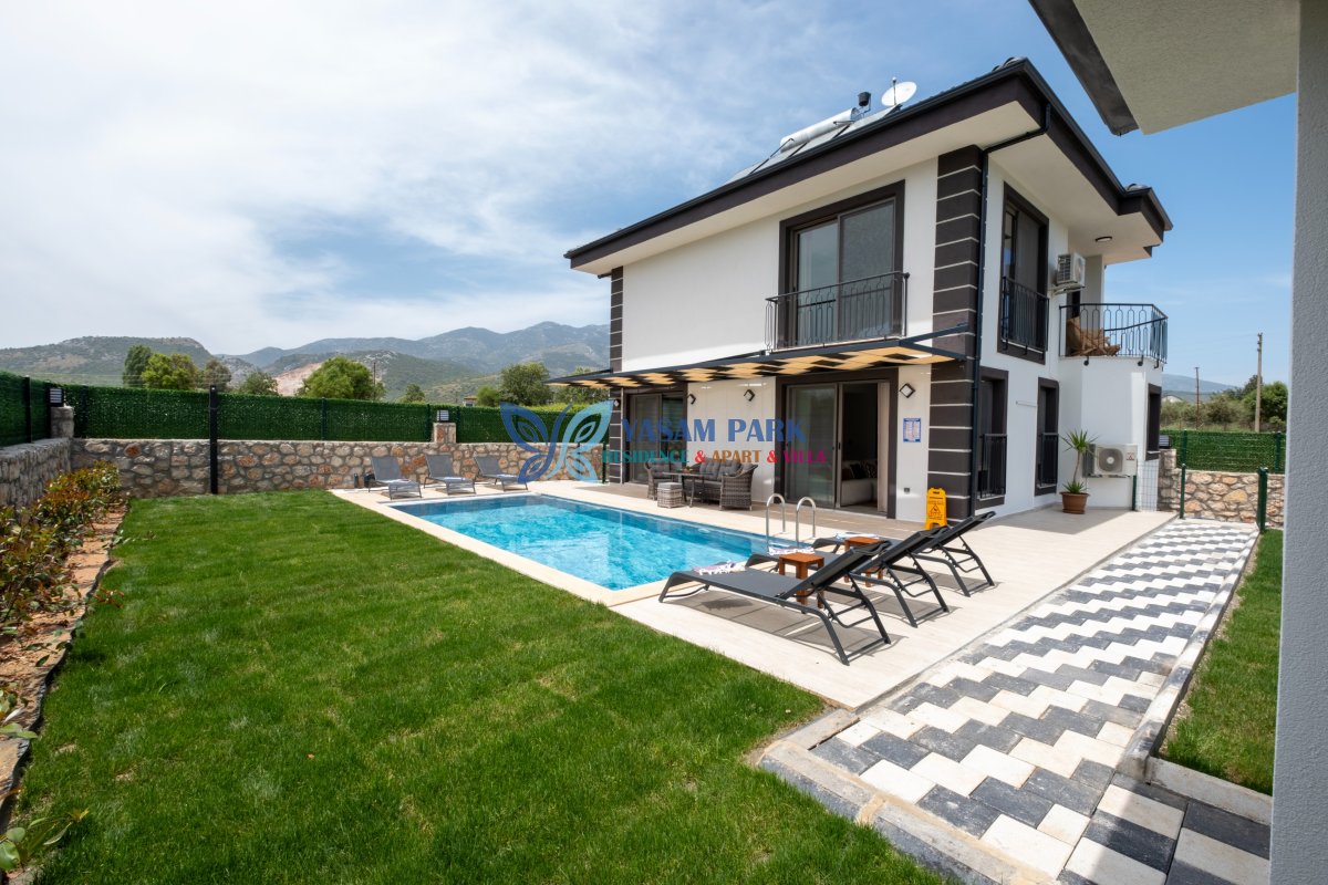 Villa Adada, Seydikemer, 6 Kişilik, Özel Yüzme Havuzlu