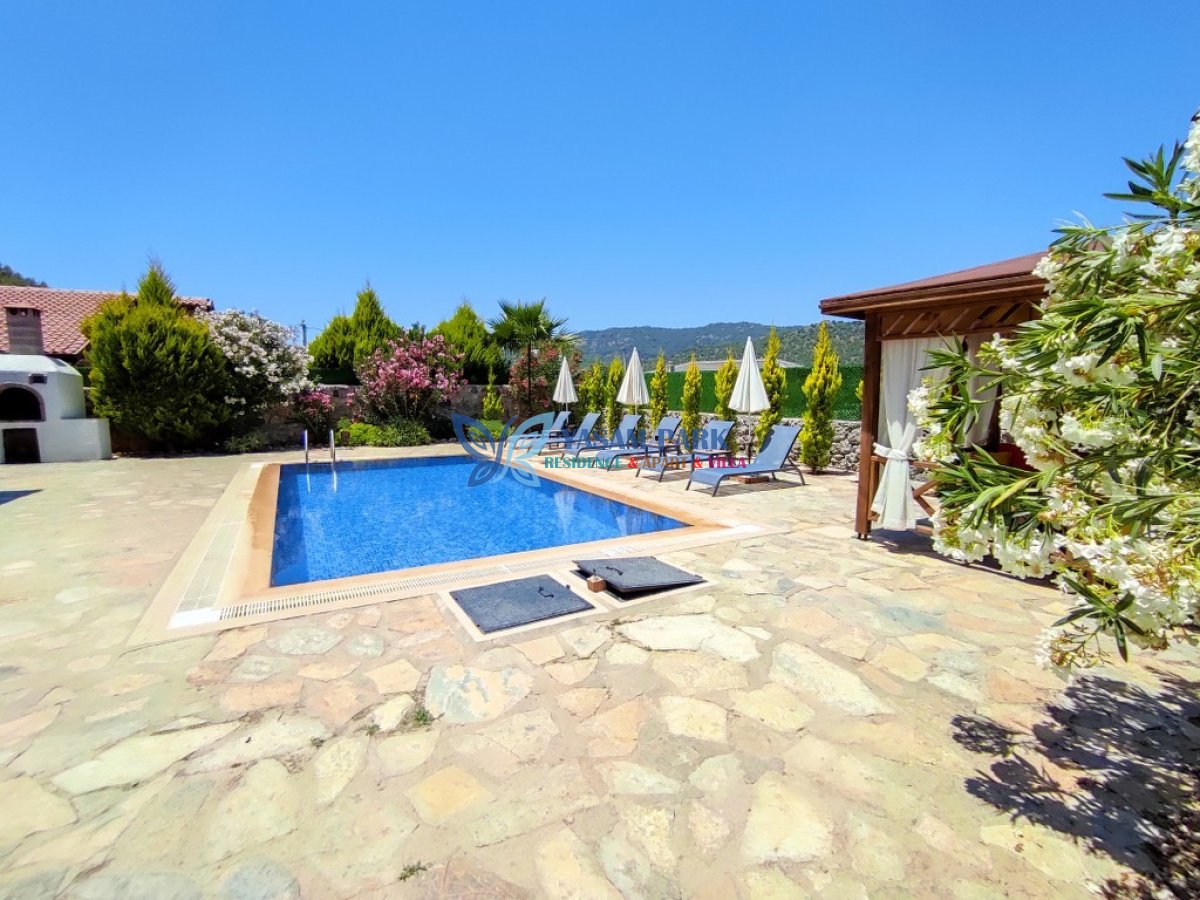 Villa Kayaköy 2, Fethiye / Kayaköy, 6 Kişilik, Özel Yüzme Havuzlu
