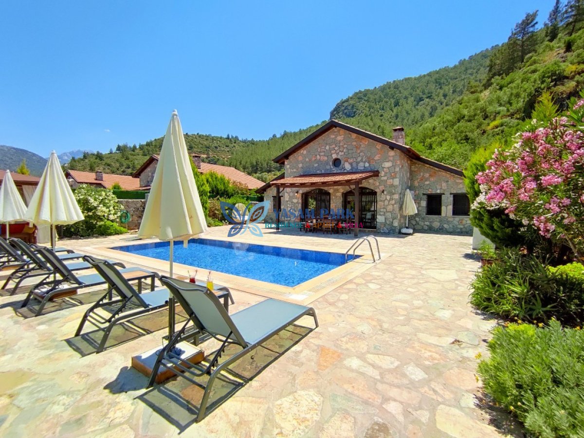 Villa Kayaköy 2, Fethiye / Kayaköy, 6 Kişilik, Özel Yüzme Havuzlu