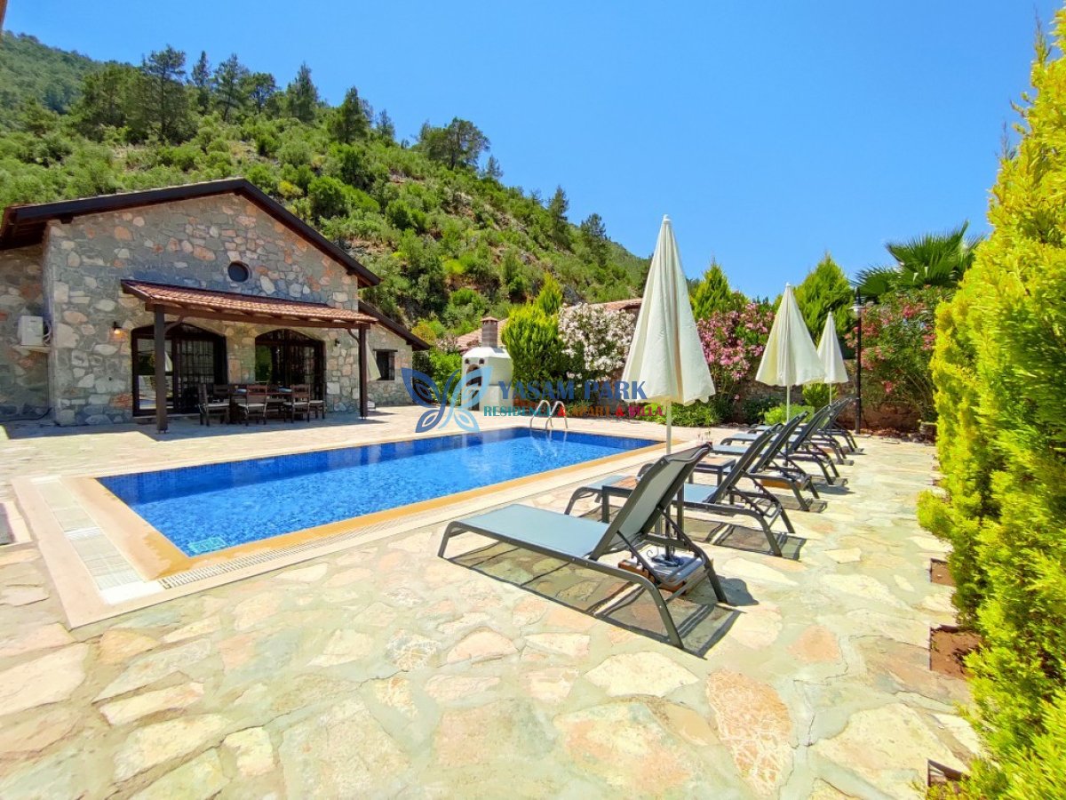 Villa Kayaköy 2, Fethiye / Kayaköy, 6 Kişilik, Özel Yüzme Havuzlu