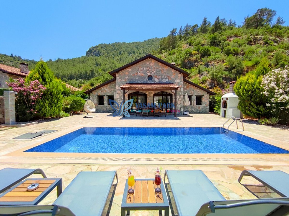 Villa Kayaköy 2, Fethiye / Kayaköy, 6 Kişilik, Özel Yüzme Havuzlu