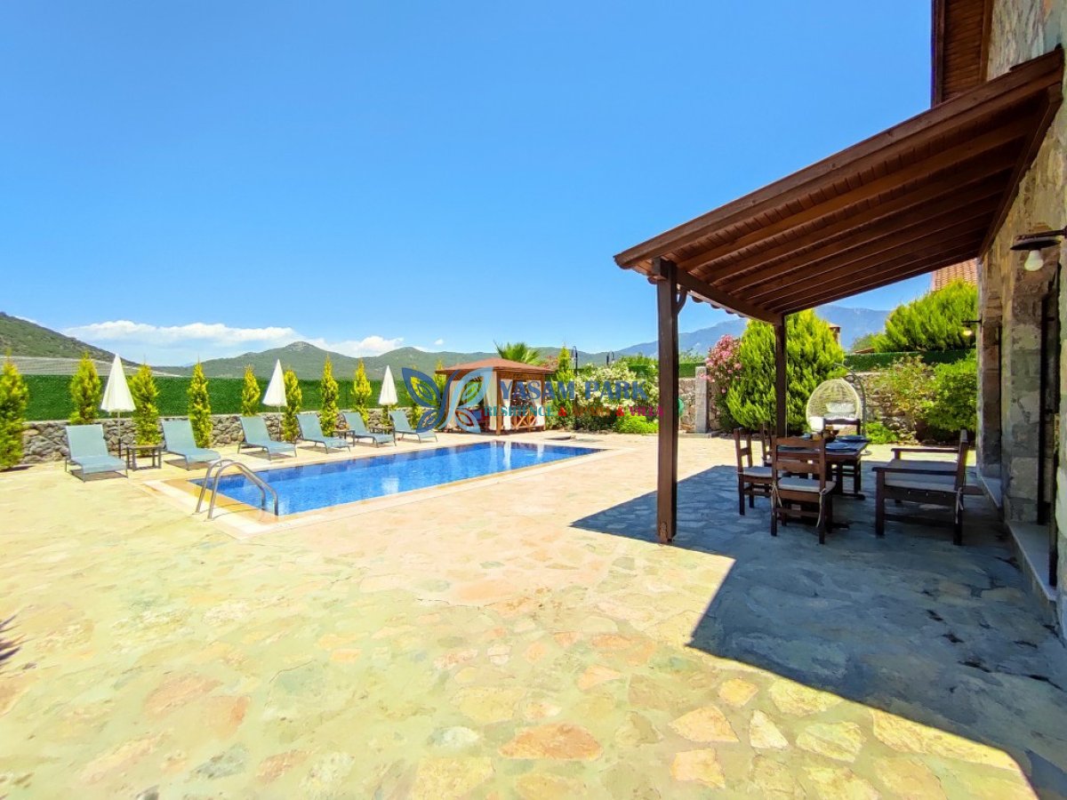 Villa Kayaköy 2, Fethiye / Kayaköy, 6 Kişilik, Özel Yüzme Havuzlu