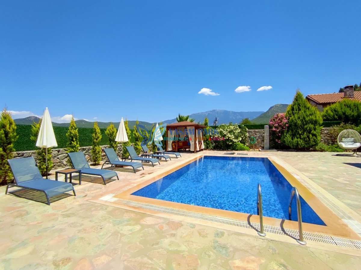 Villa Kayaköy 2, Fethiye / Kayaköy, 6 Kişilik, Özel Yüzme Havuzlu
