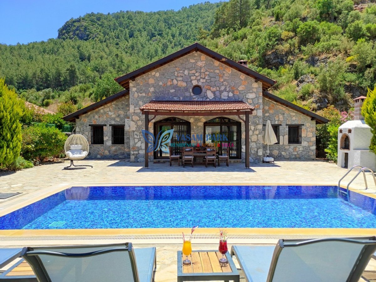 Villa Kayaköy 2, Fethiye / Kayaköy, 6 Kişilik, Özel Yüzme Havuzlu