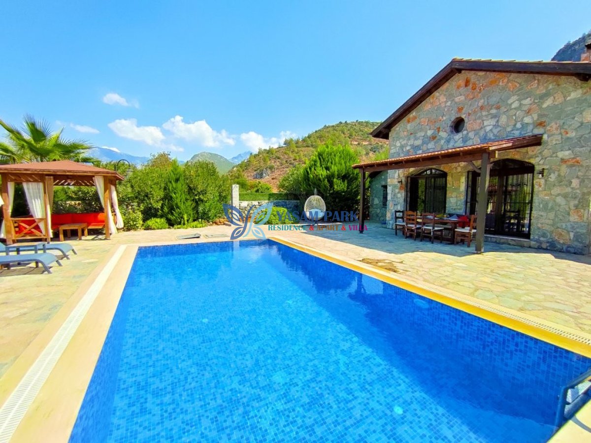 Villa Kayaköy 4, Fethiye / Kayaköy, 6 Kişilik, Özel Yüzme Havuzlu
