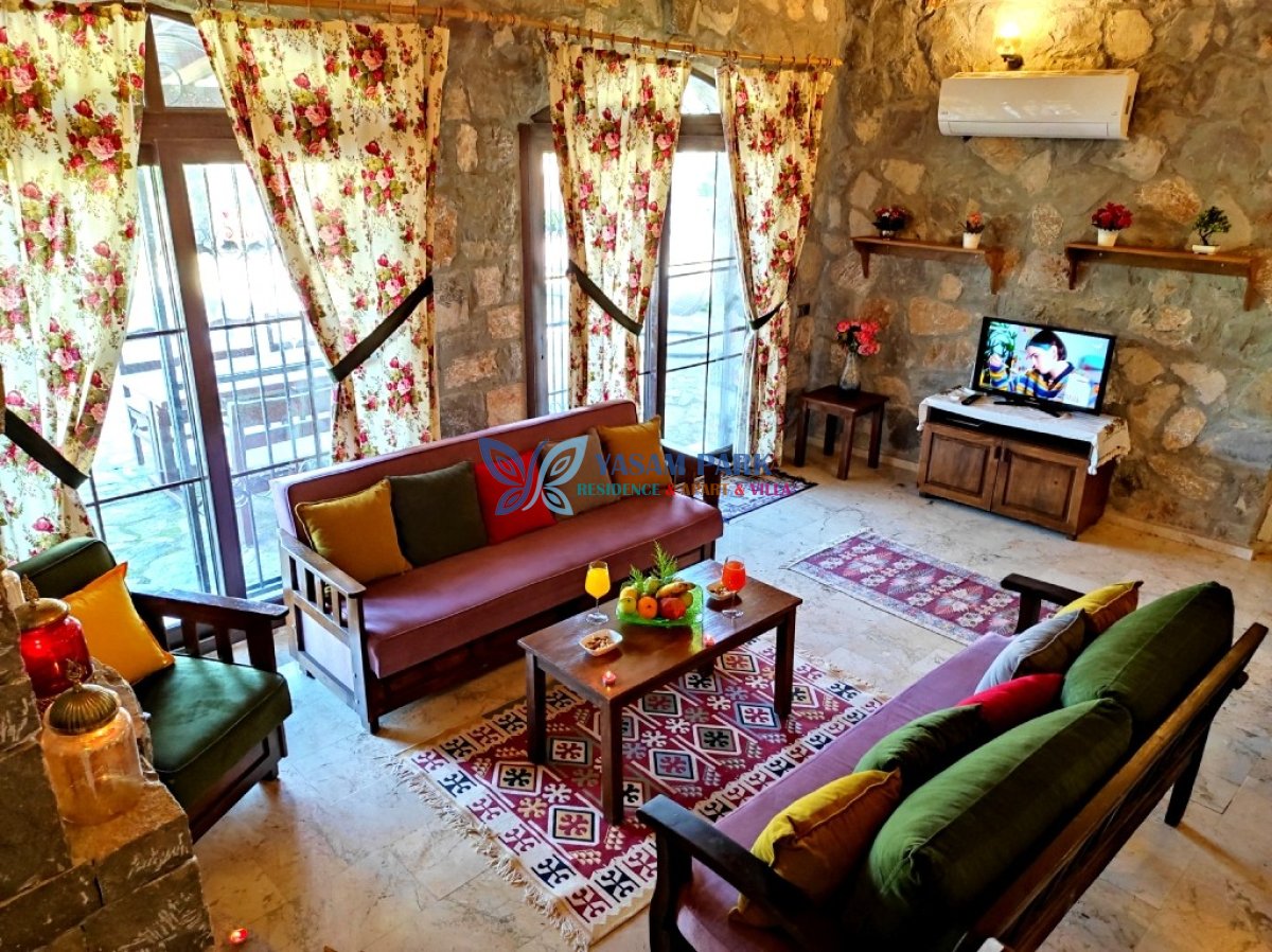 Villa Kayaköy 4, Fethiye / Kayaköy, 6 Kişilik, Özel Yüzme Havuzlu