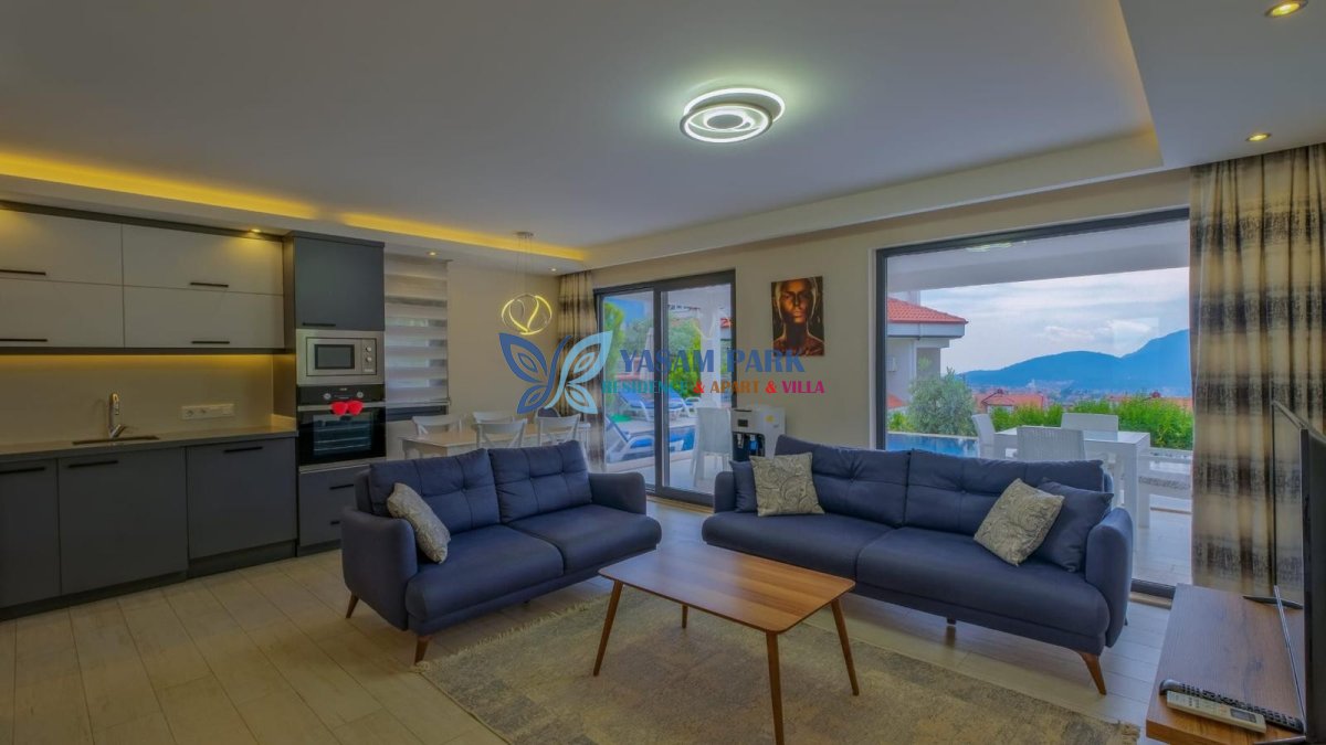 Villa Toharya, Fethiye / Ovacık, 6 Kişilik, Özel Yüzme Havuzlu