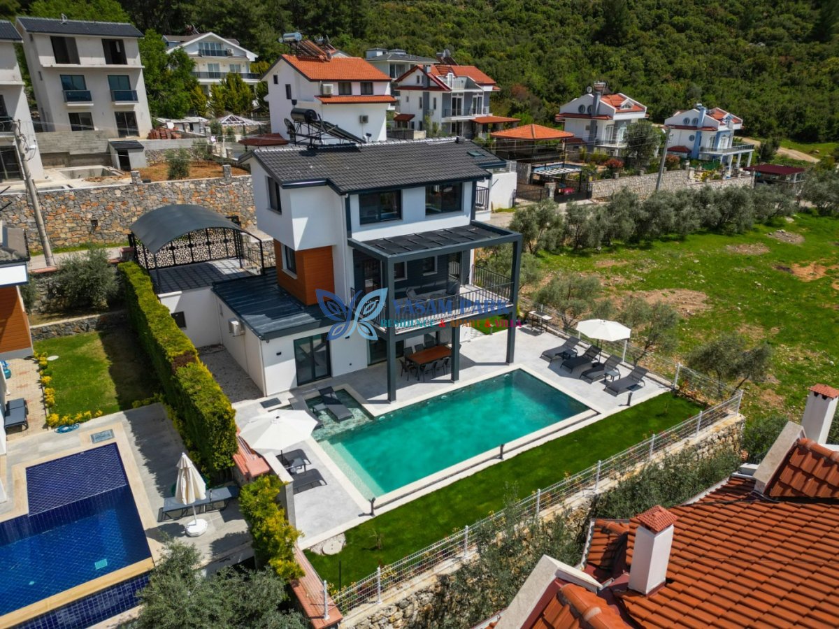 Villa Toharya 2, Fethiye / Ovacık, 8 Kişilik, Özel Yüzme Havuzlu