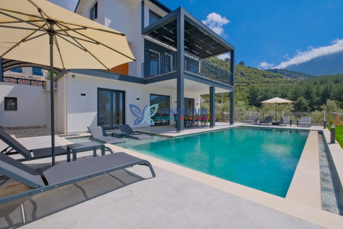 Villa Toharya 2, Fethiye / Ovacık, 8 Kişilik, Özel Yüzme Havuzlu